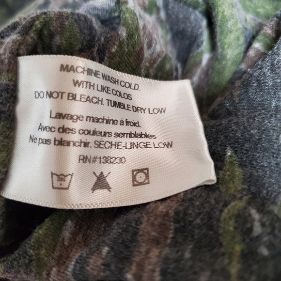 Pam & Gela Zip Camo Print Mini Dress Long Sleeve Green Ruched Distressed L - Picture 13 of 13